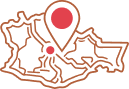 Icono de mapa de Oaxaca